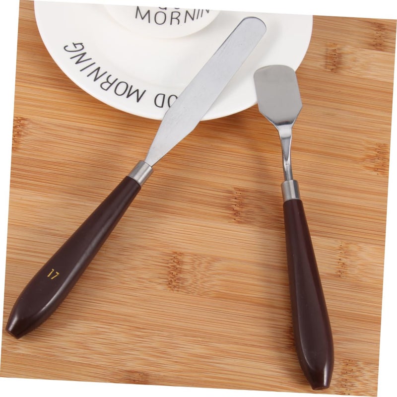 3D Printer Scraper Tool Kit 2 Piece With Sturdy Wooden Handle Heatbed Removal Tool - Image 4